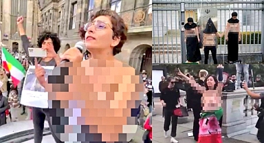 İran Rejiminin 'Protesto' Oyunu: Protestoculara Soyunarak Destek Verenlerin Görüntülerini Kışkırtma Amaçlı Yayımlıyorlar