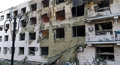İşgalci Ruslar, Kupyansk'ta Hastane Vurdu