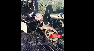 İşgalci Rusya'nın Cephede Kullandığı 1910'dan Kalma Silah Ele Geçirildi