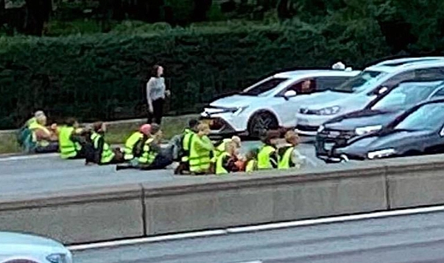 İsveç'te Hastane Önünde 'Çevrecilik' İçin Yol Kesen Teröristlere 4 Ay Hapis