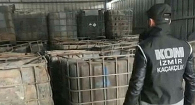 İzmir'de Operasyon: 1 Milyon Litre Kaçak Akaryakıt Ele Geçirildi