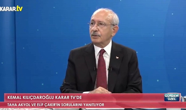 Kılıçdaroğlu'na 'Erdoğan Neden Sizin Aday Olmanızı İstiyor?' Sorusu: 'Bilmiyorum'