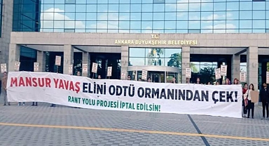 ODTÜ'lüler ABB Önünde Protesto Gösterisi Düzenledi