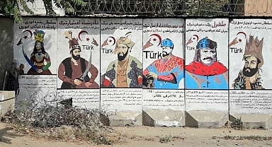 Taliban, Güney Türkistan'da Türk Başbuğlarının Resimlerinin Yer Aldığı Duvarı Yıktı