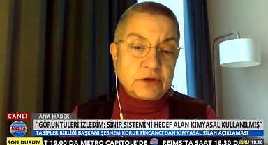 Türk Tabipler Birliği Başkanı Şebnem Korur Fincancı Türk Ordusunu Kimyasal Silah Kullanmakla Suçladı