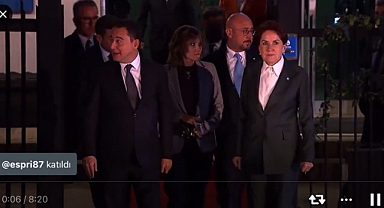 Altılı Masa Toplantısı Sonrası Dikkat Çeken Kare: Akşener, DEVA Partisi Genel Merkezi'nden Gergin Ayrıldı