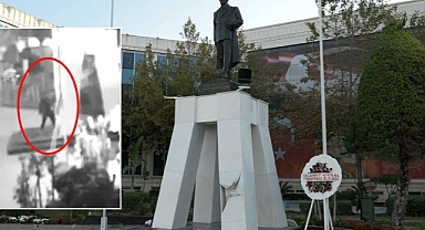 Antalya'da Bir Meczup, Atatürk Anıtına Balyozla Saldırdı