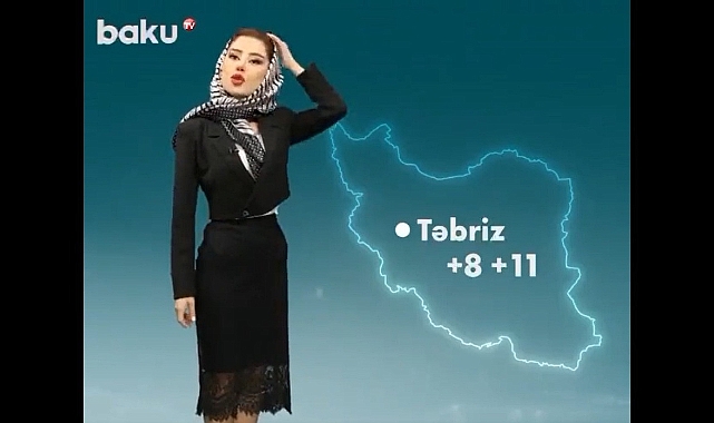 Azerbaycan Televizyonu, Tebriz'in Hava Durumunu Böyle Verdi