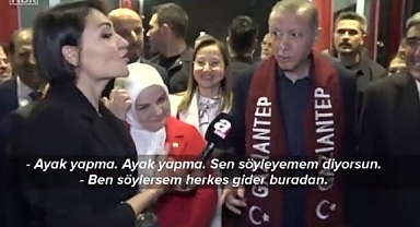 Erdoğan A Haber Muhabirine Cevap Verdi: Ayak Yapma