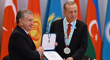Erdoğan'a İngiliz Dilinde 'Türk Dünyası Âli Nişanı'