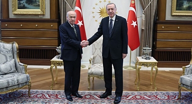 Erdoğan, Bahçeli İle Saray'da Görüştü