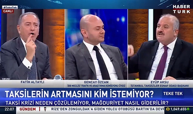 Fatih Altaylı, Eyüp Aksu'ya Sinirlendi: Aylardır Taksiye Binemedim, Kendimi Taksiciye Yalvaran Köpek Gibi Hissediyorum