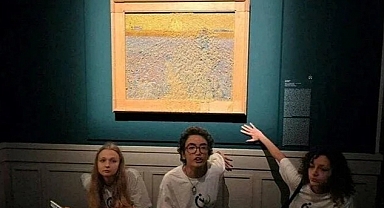 İklim Teröristleri Bu Kez Van Gogh Tablosunu Hedef Aldı