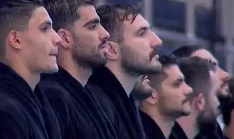 İran Su Topu Takımı, İran Milli Marşını Okumadı