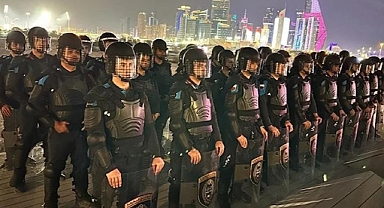 Soylu, Katar'a Gönderilen Türk Polislerinin Fotoğraflarını Paylaştı