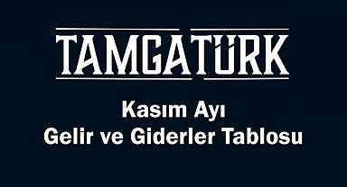 TamgaTürk 2022 Kasım Finansal Tablosu