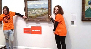 Van Gogh Tablosuna Saldıran İklim Teröristlerine Hapis Cezası