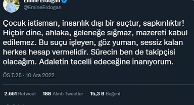 AKP'li Cumhurbaşkanı Erdoğan'ın Eşi Olaydan 4 Gün Sonra Açıklama Yaptı