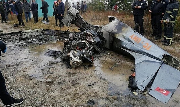 Bursa'da Termik Santral Yakınına Tek Motorlu Uçak Düştü: 2 Ölü