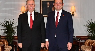 Ekrem İmamoğlu ve Mansur Yavaş Görüştü