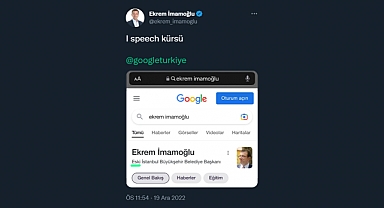 Google Arama Sonuçlarındaki 'Eski' İfadesine İmamoğlu'ndan Cevap