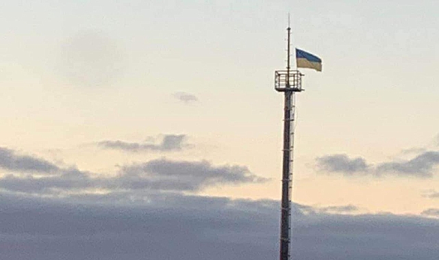 İşgal Altındaki Kırım'a Ukrayna Bayrağı Dikildi