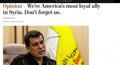 Kürtçü Terörist Mazlum Abdi Washington Post'a Konuk Oldu