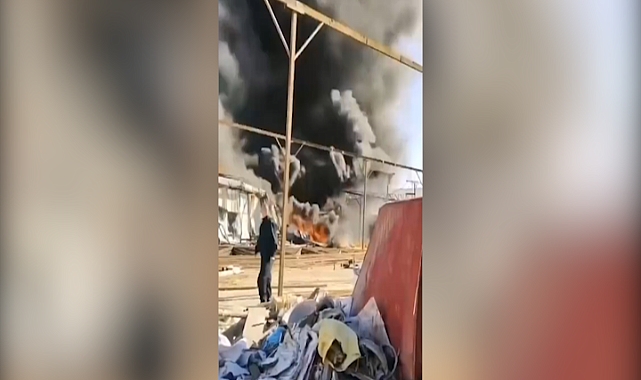Soykırımcı Çin'de Protestocular Karantina Kampını Yaktı