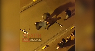 Suriyeli Kaçak, Koltuk Değnekli Engelliyi Sokak Ortasında Dövdü