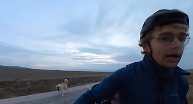 Türkiye'ye Gelen Bisikletli Turist, Başıboş Köpeklerin Saldırısına Uğradı