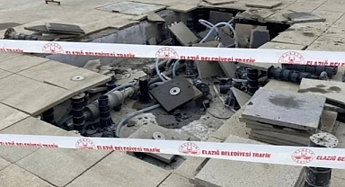 AKP'li Elazığ Belediyesi'nin 19 Milyon Liraya Yaptırdığı Meydan Çöktü