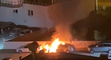 Anamur Ülkü Ocakları Başkanı'nın Otomobili Kundaklandı