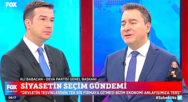 Babacan: Masayı Bozan Olmak Hiçbir Siyasi Partinin Kaldırabileceği Bir Yük Değil