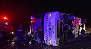 Diyarbakır’da Yolcu Otobüsü Devrildi: 5 Ölü, 22 Yaralı