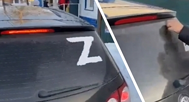 Kazakistan'da Rus Sembolü 'Z'yi Kaldırttılar