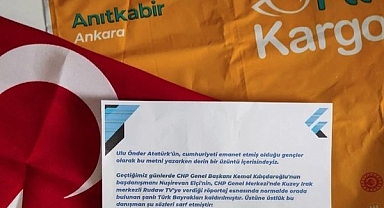 Memleket Partisi, CHP'ye Türk Bayrağı Kargoladı: İşgal Altındaki Evimizi Geri Alacağız
