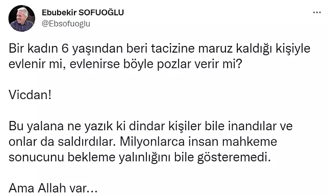 Mürteci Sofuoğlu, 6 Yaşından Beri Cinsel İstismara Maruz Kalan H.K.G.'nin Resmini İfşa Ederek Tacizi Savundu