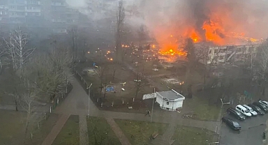 Ukrayna'nın Brovary Kentinde Bir Kreşin Üzerine Helikopter Düştü: İçişleri Bakanı Dahil 16 Kişi Hayatını Kaybetti
