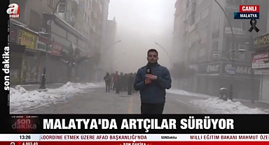A Haber Canlı Yayınında Bina Yıkıldı