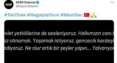 'AFAD Deprem'in Resmi Twitter Hesabı Hacklendi: Hackerlar Devlet Yetkililerine Yalvardı