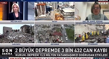 'Afet Yönetimi Uzmanı' Serpil Gerdan: Vatandaş Afetzede Olabilir Ama Kendi Başının Çaresine Bakabiliyor Olmalı