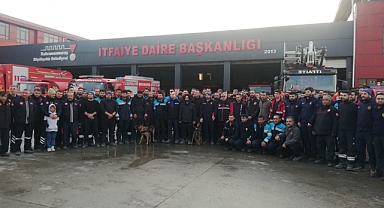 Ankara BB İtfaiye Ekipleri, Arama Kurtarma Çalışmalarının Sonlandırılması Sebebiyle Başkent'e Döndü