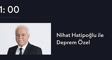 ATV'de 'Nihat Hatipoğlu ile Deprem Özel' Programı Yapılacak
