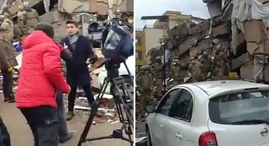 Çekim Yapmak İçin AFAD'ı Bekleyen TRT Muhabirlerine Vatandaşlar Tepki Gösterdi