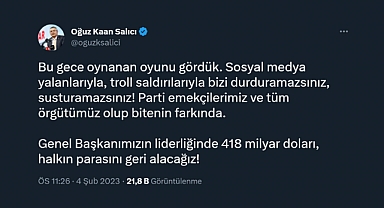 CHP'li Oğuz Kaan Salıcı 'Kılıçdaroğlu Aday Olmasın' Diyen Gençlere 'Troll' Dedi