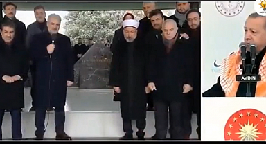 Erdoğan'ın Mitinginde Parapsikolojik İletişim Denemesi: Menderes'in Mezarına Canlı Bağlanıldı