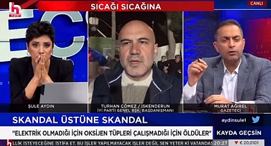 İYİ Partili Turhan Çömez: İskenderun'da Hastanede Elektrikler Gidince Solunum Cihazına Bağlı İnsanlar Öldü