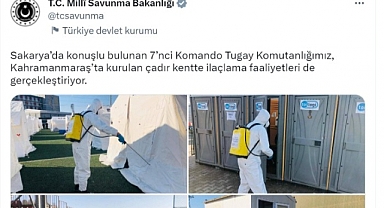 Milli Savunma Bakanlığı, Ankara Büyükşehir Belediyesi Ekiplerini 7’nci Komando Tugay Komutanlığı Ekibi Diye Paylaştı