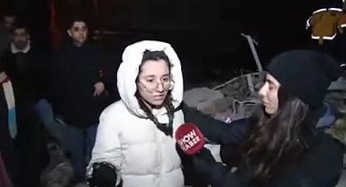 Muhabir Enkazdan Kurtarılan Depremzedeyi Konuşturmadı