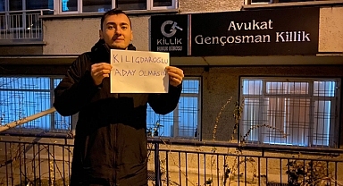 Muhalif Gençleri Tehdit Eden Gençosman Killik'in Ofisinin Önünde Eylem